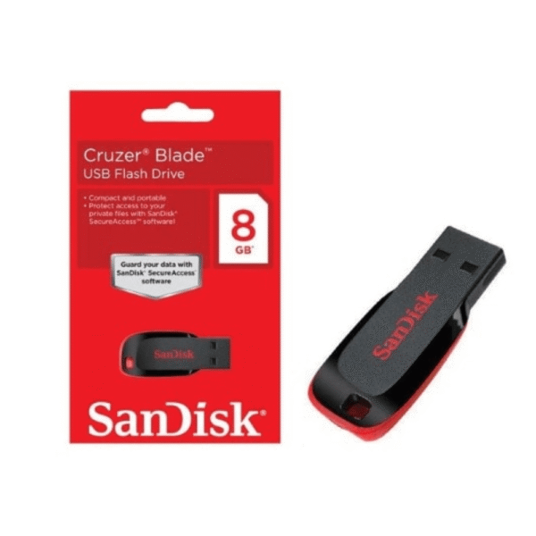 The SanDisk Cruzer Blade 8GB